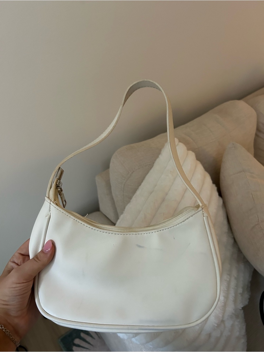 Classic Cream Shoulder Bag